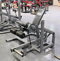 Pro Strength Leg Extension - Muscle D Fitness - Adjustable - Plate Loaded - Quads Machine