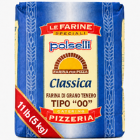 Polselli Classica Tipo 00 Pizza Flour, Authentic Neapolitan Pizza Flour, 5 kg (11 lb)