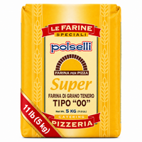 Polselli, Super Tipo 00 Pizza Flour, 11 lb (5 kg)