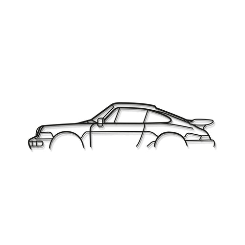 911 964 C2 Metal Car Wall Art - MT0844