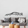 911 GT3 Model 997 Metal Car Wall Art - MT0856