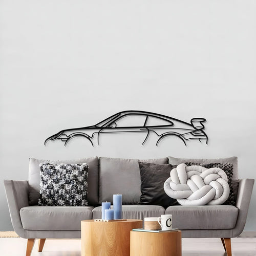 911 GT3 Model 997 Metal Car Wall Art - MT0856