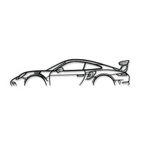 911 GT3 RS Model 991 Metal Car Wall Art - MT0858