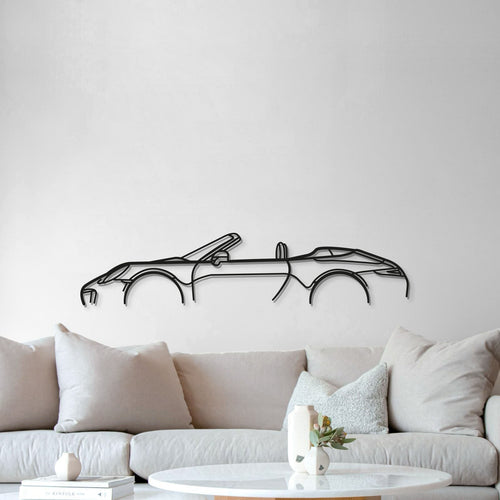 911 Model 991 Metal Car Wall Art - MT0863