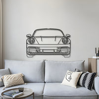 911 Model 992 Front View Metal Car Wall Art - MT0865