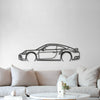 911 Turbo S Model 992 Detailed Metal Car Wall Art - MT0877