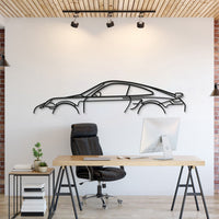 911 Turbo S Model 997 Metal Car Wall Art - MT0879