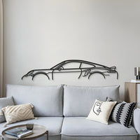 911 Turbo S Model 991 Metal Car Wall Art - MT0876
