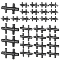 30 Pcs PEX-B Crimp 3/4" Inlet x 1/2" Outlet Open Manifold, Opposing Port (4 port)