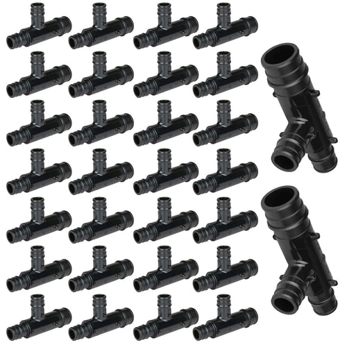 PEX A Expansion 3/4" x 1/2" x 1/2" PPSU Tee