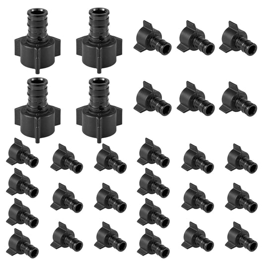 30 Pcs PEX A Expansion 1/2" PEX x 1/2" Female NPT PPSU Swivel Adapter Wholesale