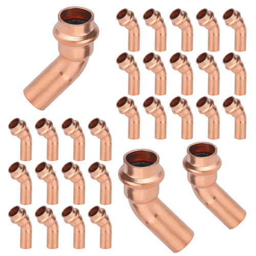1/2" 45° Press Copper Street Elbow (Lead Free)