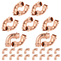 3/4" Press Copper 90° Elbow (Lead Free)