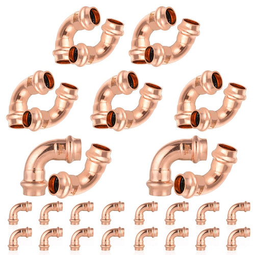 3/4" Press Copper 90° Elbow (Lead Free)