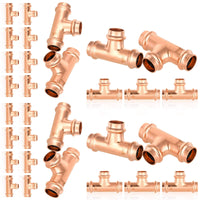 1/2" Press Copper Tee (Lead Free)