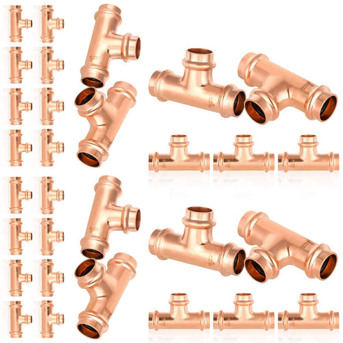 1/2" Press Copper Tee (Lead Free)