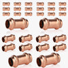 1/2" Press Copper Coupling NO Stop (Lead Free)