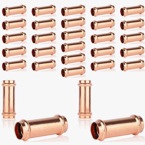 1/2" Press Copper Extended Coupling (Lead Free)