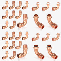 1/2" Copper Press Male Elbow (Lead Free)