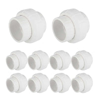 10 Pcs 1-1/4" PVC Socket Union