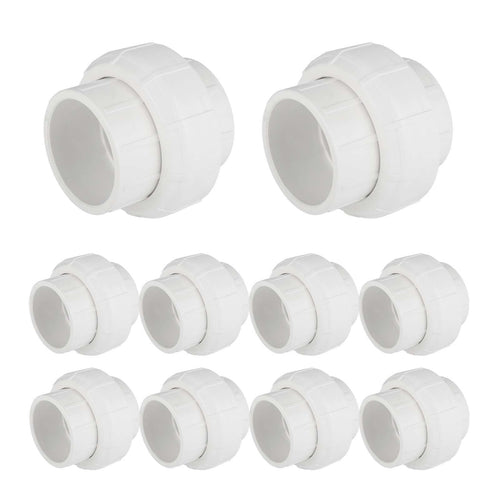 10 Pcs 2" PVC Socket Union