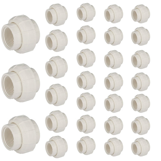 30-Pack  1" PVC FIP Union