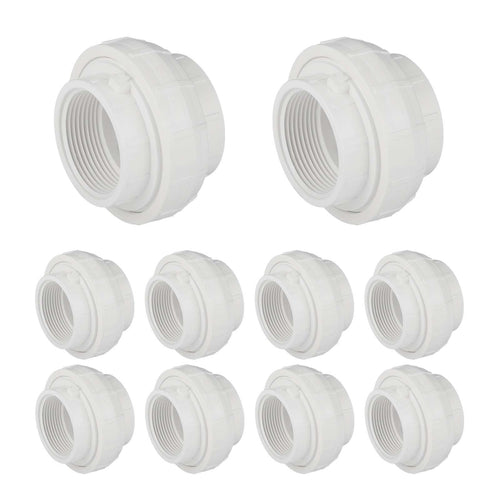10 Pcs 1-1/4" PVC FIP Union