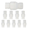 10 Pcs 1-1/4" PVC In-Line Check Valve