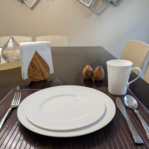 Olive Wood Napkin Holder