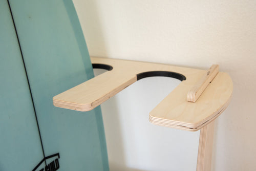 THE PACIFICA freestanding surfboard rack