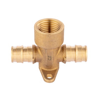 PEX A Expansion 1/2" PEX x 1/2" PEX x 1/2" Female NPT Drop Ear Tee(Lead Free) Plumbingsell