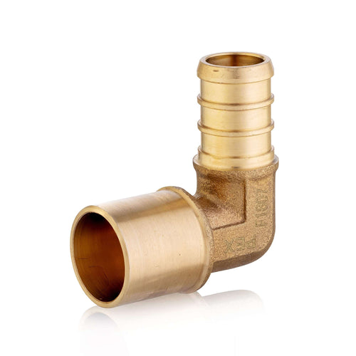 PEX-B Crimp 1/2" PEX x 1/2" Male Copper Sweat Elbow (Lead Free) Plumbingsell