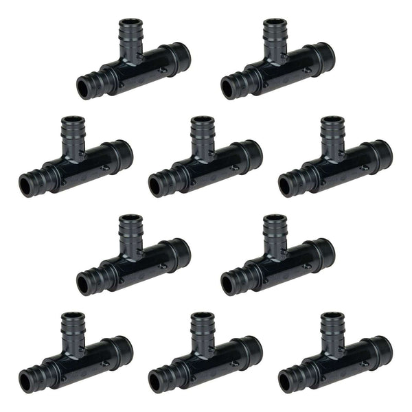 10 Pcs PEX A Expansion 1-1/4" x 1-1/4" x 1" PPSU Tee Wholesale