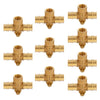 PEX A Expansion 3/4" PEX x 3/4" PEX x 1/2" Female Threaded F1906 Drop Ear Tee (Lead Free) Plumbingsell