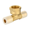 PEX A Expansion 1/2" PEX x 1/2" PEX x 1/2" Female Threaded F1906 Tee (Lead Free) Plumbingsell