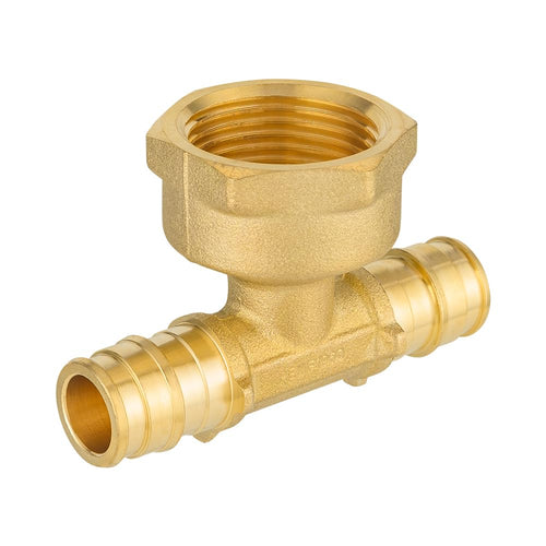 30 Pcs PEX A Expansion 1/2" PEX x 1/2" PEX x 3/4" Female Threaded F1906 Tee Wholesale