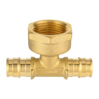 30 Pcs PEX A Expansion 1/2" PEX x 1/2" PEX x 3/4" Female Threaded F1906 Tee Wholesale
