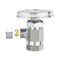 10 Pcs 1/2" FIP x 3/8" OD Compr. Angle Stop Valve, Multi Turn (Lead Free) Plumbingsell
