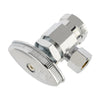 1/2" FIP x 3/8" OD Compr. Angle Stop Valve, Multi Turn (Lead Free)