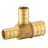 PEX-B Crimp 1" PEX x 3/4" PEX x 3/4" PEX Reducing Tee (Lead Free) Plumbingsell