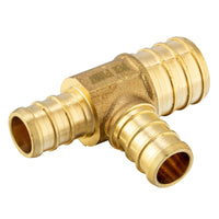30 Pcs PEX-B Crimp 1" PEX x 3/4" PEX x 3/4" PEX Reducing Tee (Lead Free)