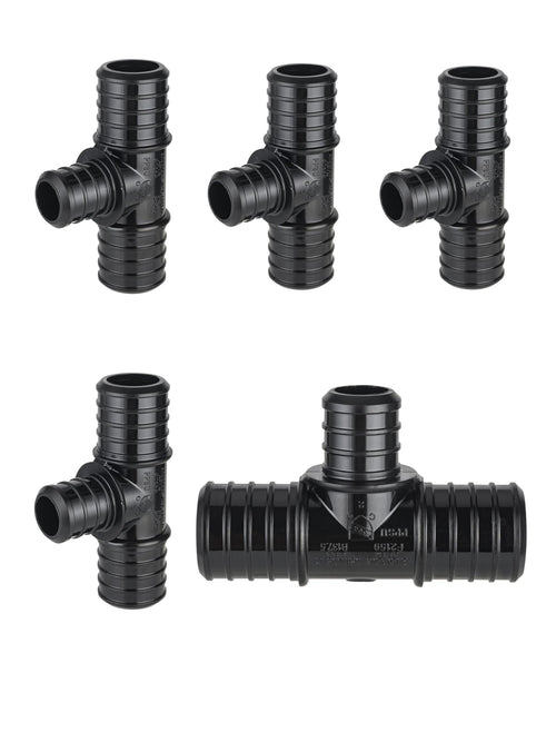 PEX-B Crimp 1" x 1" x 3/4" PPSU PEX Tee