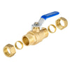 3/4" Compression Ball Valve, Blue (Lead Free)