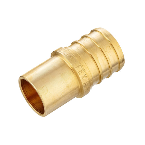30 Pcs PEX-B Crimp 3/4" PEX x 1/2" Male Copper Sweat Adapter (Lead Free)