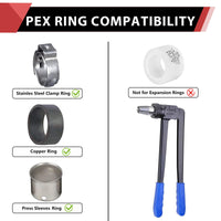 30 Pcs PEX-B Crimp 1/2" PEX x 1/2" Female Threaded Adapter (Lead Free)