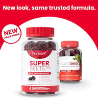 humanN SuperBeets Circulation Gummies – 60 Count  Heart-Healthy Energy with Grape Seed Extract & Beet Root Powder