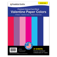 Valentine Paper Colors