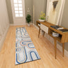 Premium Hand-Tufted Rug Made of 100% Wool  - Pastel Loops - 2x8 Feet