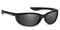 Polarized Gray / No Bifocal/Reader (Plano) ($90) / Glossy Black