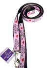 100% Rescue Black Nylon Dog Collar MD, LG, XL, Leash